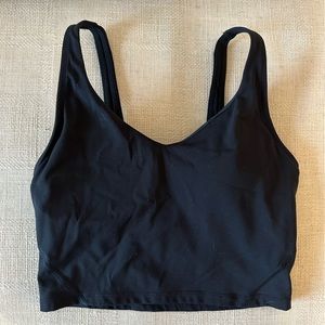 Workout V-neck crop tank